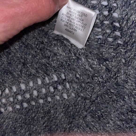 Romeo+Juliette couture fringe blue sweater-vest size M. EUC! - Picture 5 of 6